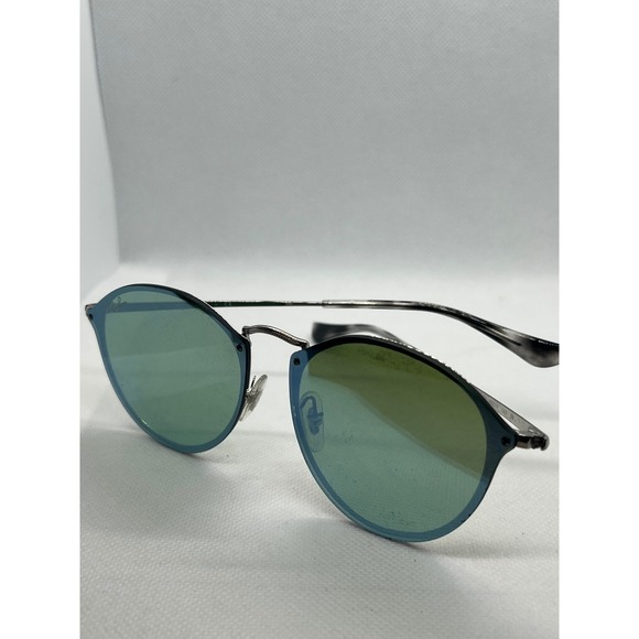 Ray-Ban RB3574N Round Lens Sunglasses Blue Frame 59-14‎ main image 3